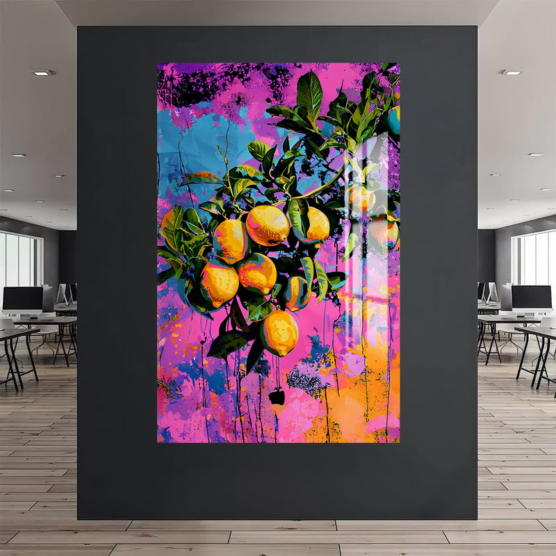 Limon Dalları Cam Tablo – Cam Tablo