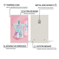Moka Pot Desenli Cam Tablo – Cam Tablo