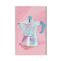 Moka Pot Desenli Cam Tablo – Cam Tablo