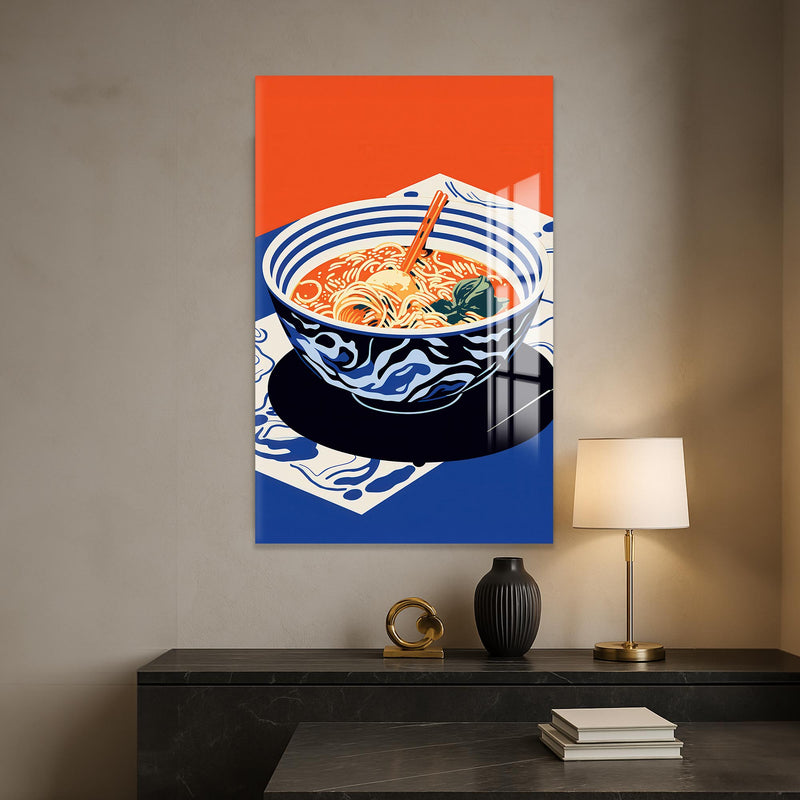 Ramen Desenli Cam Tablo – Cam Tablo