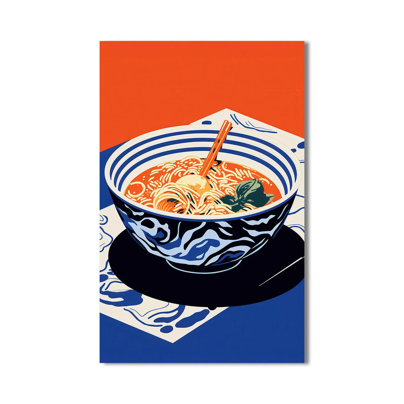 Ramen Desenli Cam Tablo – Cam Tablo