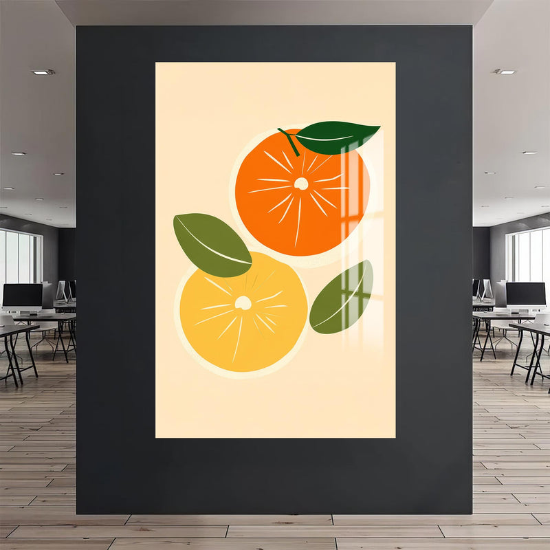 Portakal Limon Cam Tablo – Cam Tablo