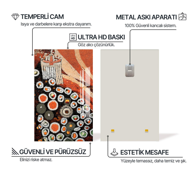 Sushi Art Cam Tablo – Cam Tablo