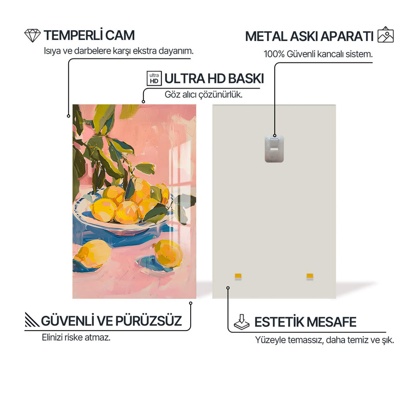 Limon Tabağı  Cam Tablo – Cam Tablo