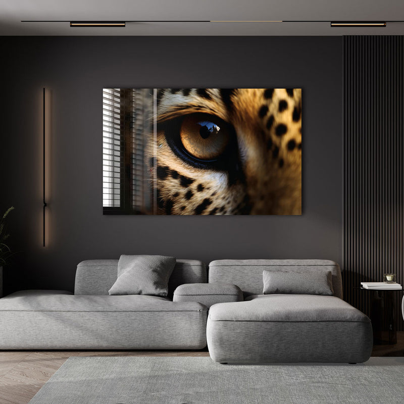 Leopar Gözü Cam Tablo – Cam Tablo