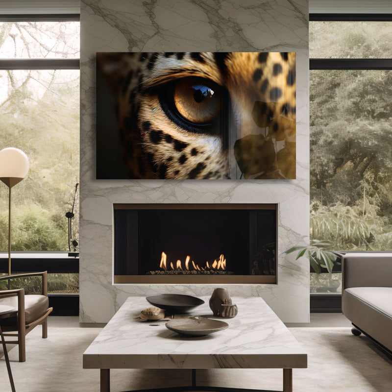 Leopar Gözü Cam Tablo – Cam Tablo