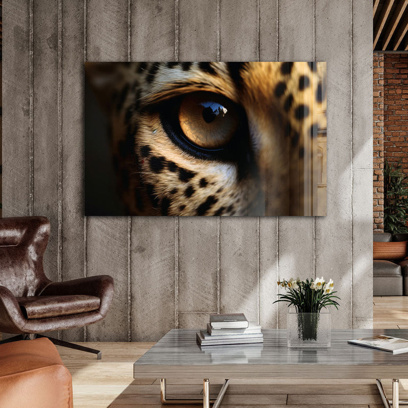 Leopar Gözü Cam Tablo – Cam Tablo