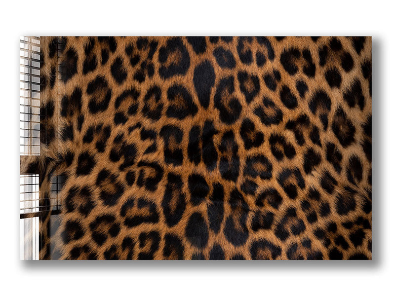 Leopar Kürkü Cam Tablo – Cam Tablo