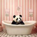 Küvetteki Panda Cam Tablo