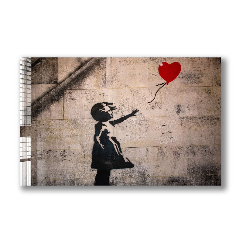 Çocuk ve Balon Cam Tablo – Cam Tablo