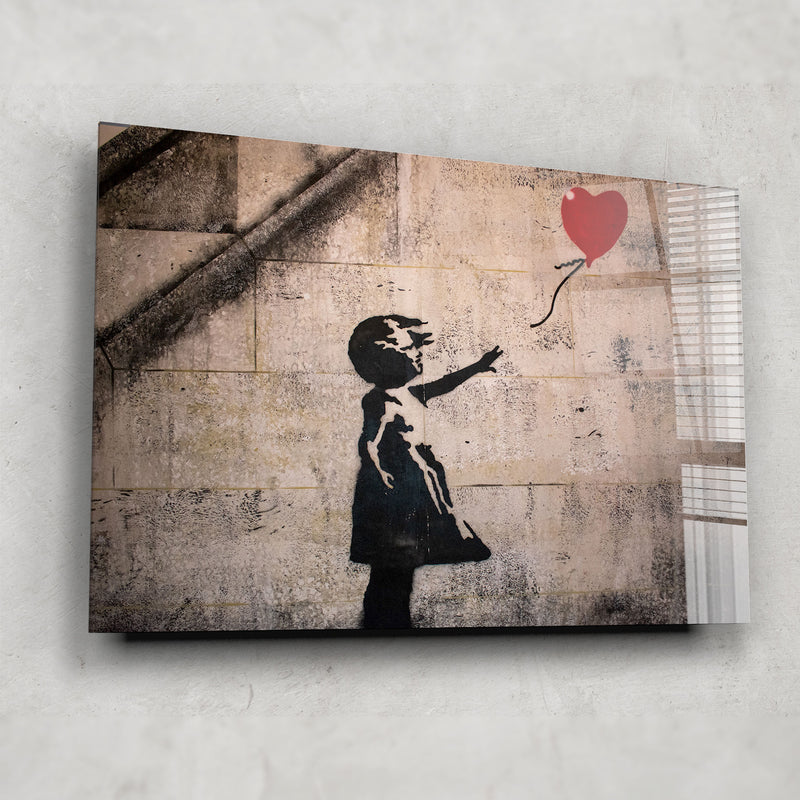 Çocuk ve Balon Cam Tablo – Cam Tablo