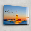 İstanbul Manzarası Cam Tablo