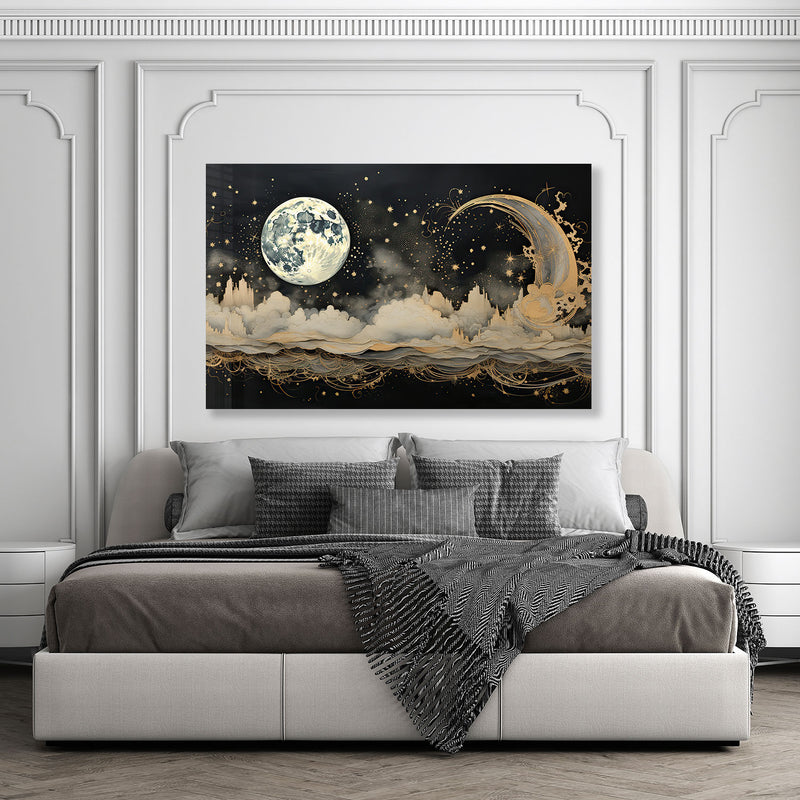 Gece Temalı Cam Tablo – Cam Tablo