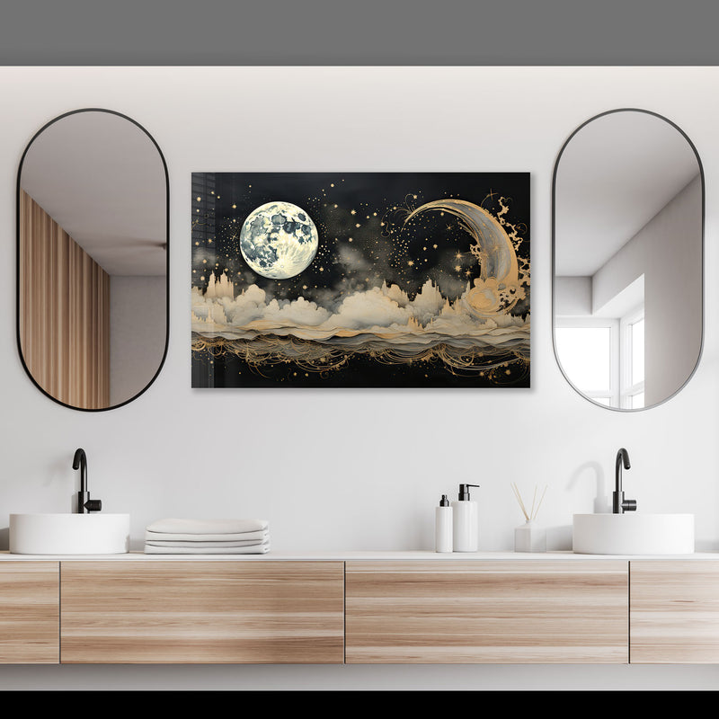 Gece Temalı Cam Tablo – Cam Tablo