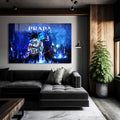 Prada Anime Temalı Cam Tablo