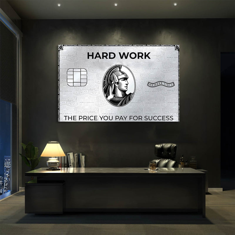 Hard Work Cam Tablo