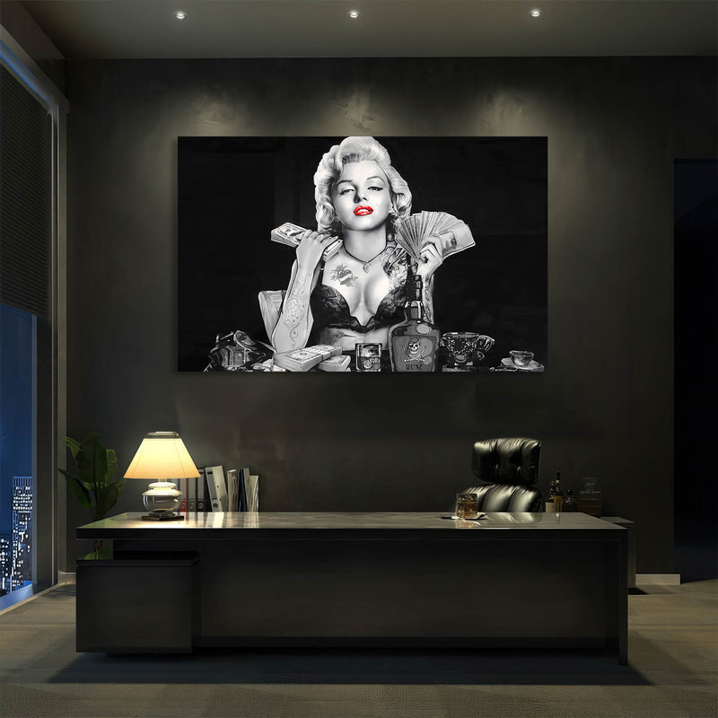 Marilyn Monroe Cam Tablo