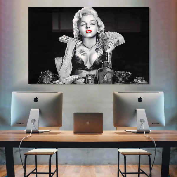 Marilyn Monroe Cam Tablo