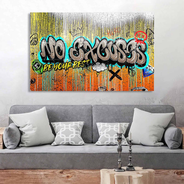 No Excuses Be Your Best Cam Tablo