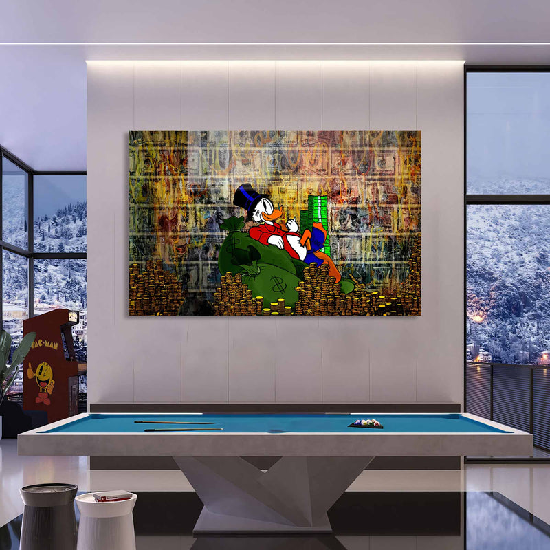 Zengin Donald Duck Cam Tablo