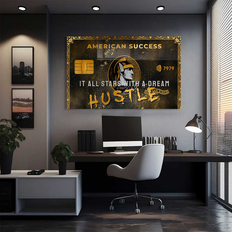 It All Starts With A Dream Cam Tablo