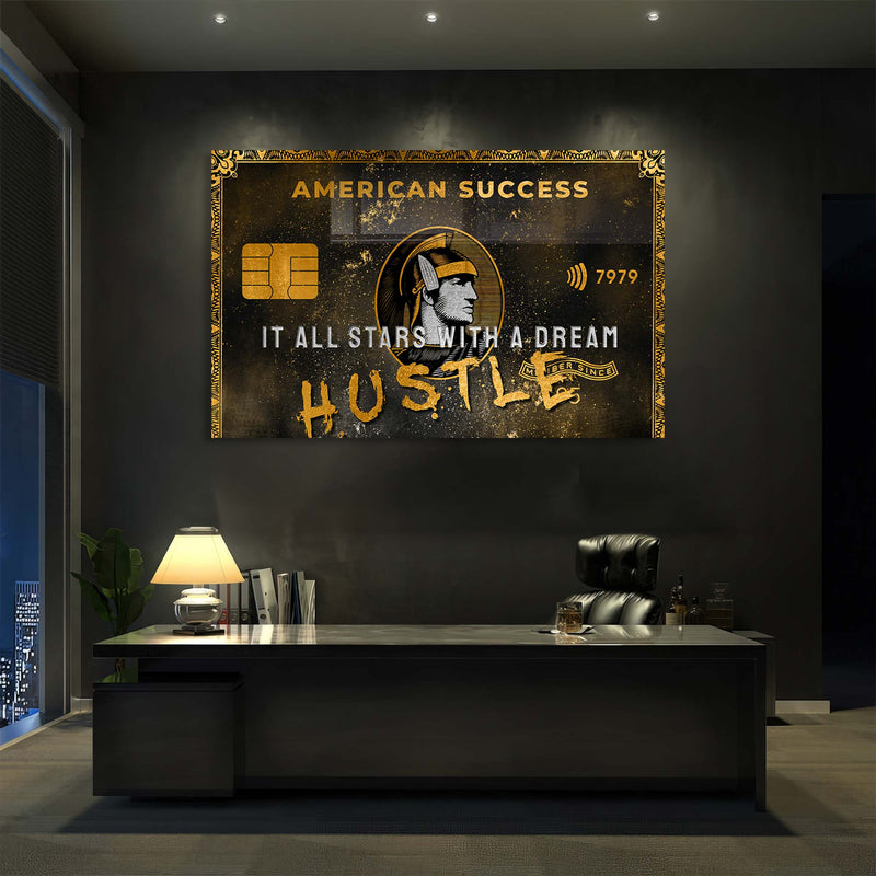 It All Starts With A Dream Cam Tablo