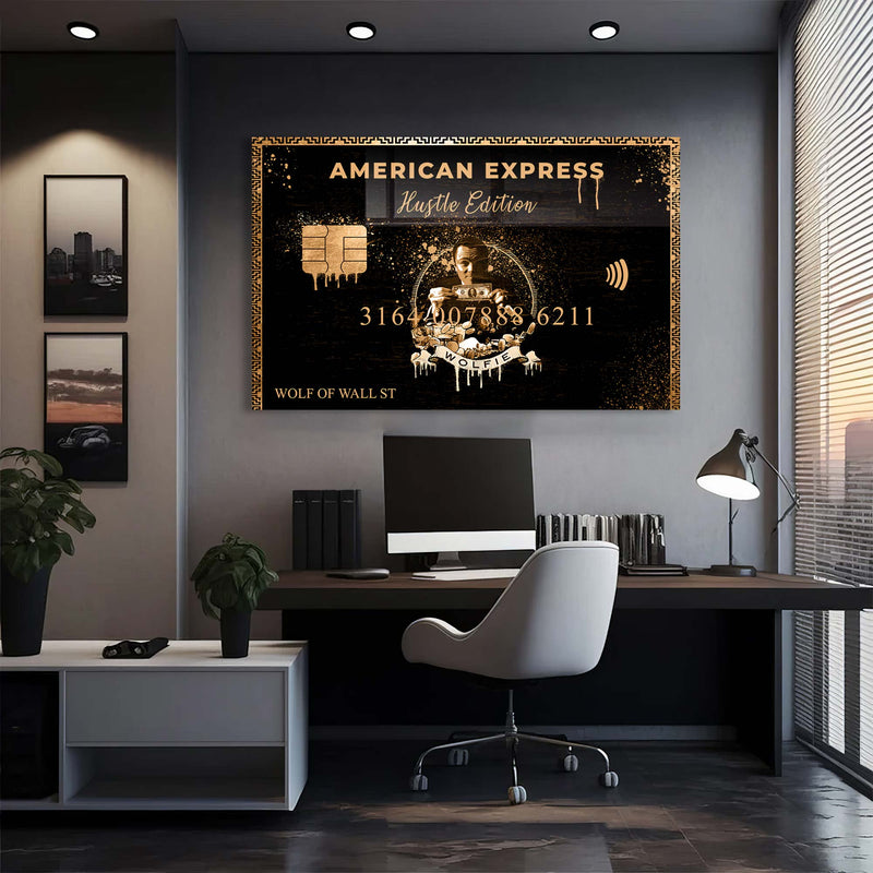 Para Avcısı Kredi Kartı Cam Tablo