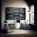 Always Stay Hungry Cam Tablo – Cam Tablo
