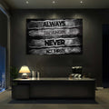 Always Stay Hungry Cam Tablo – Cam Tablo
