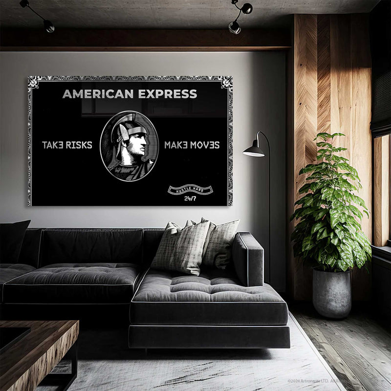 American Express Take Risks Make Moves Cam Tablo – Cam Tablo