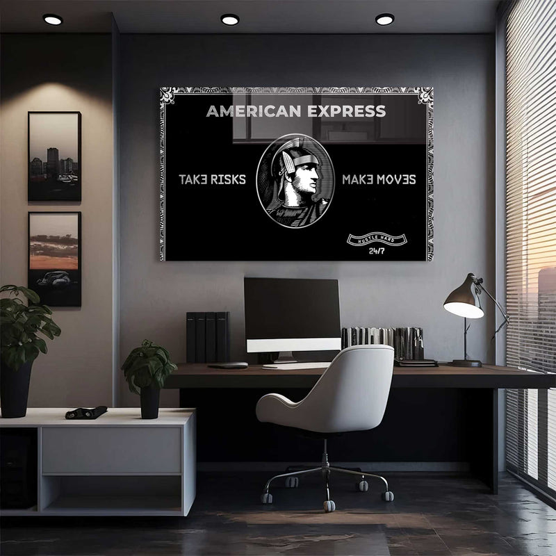 American Express Take Risks Make Moves Cam Tablo – Cam Tablo
