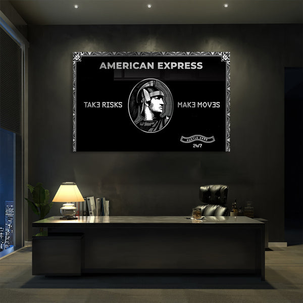 American Express Take Risks Make Moves Cam Tablo