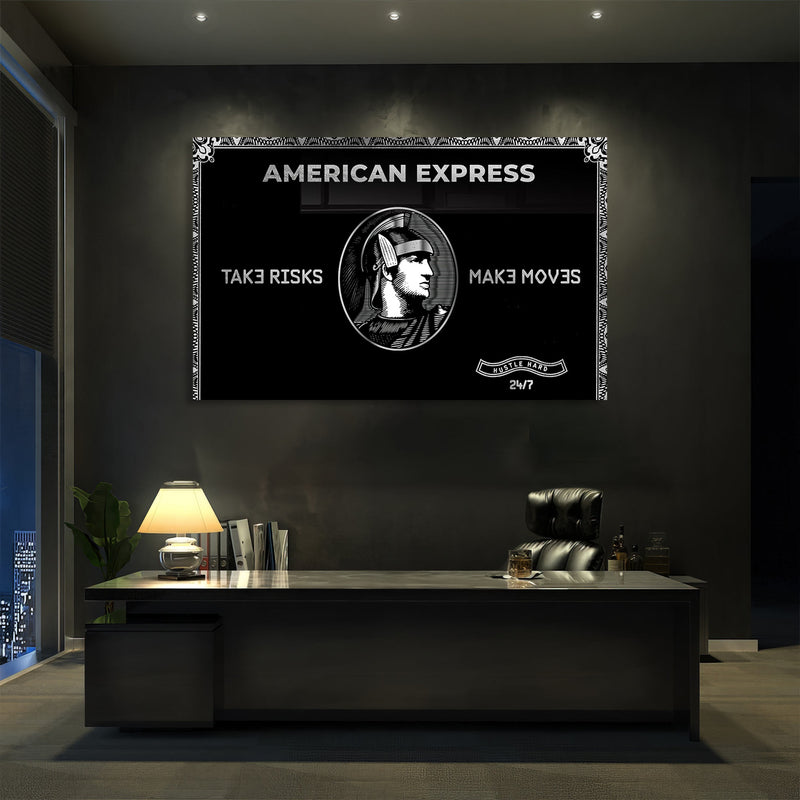 American Express Take Risks Make Moves Cam Tablo – Cam Tablo