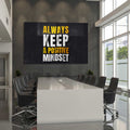 Always Keep A Positive Mindset Cam Tablo – Cam Tablo