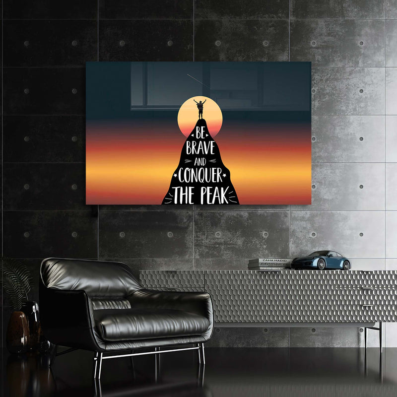 Be Brave And Conquer The Peak Cam Tablo – Cam Tablo