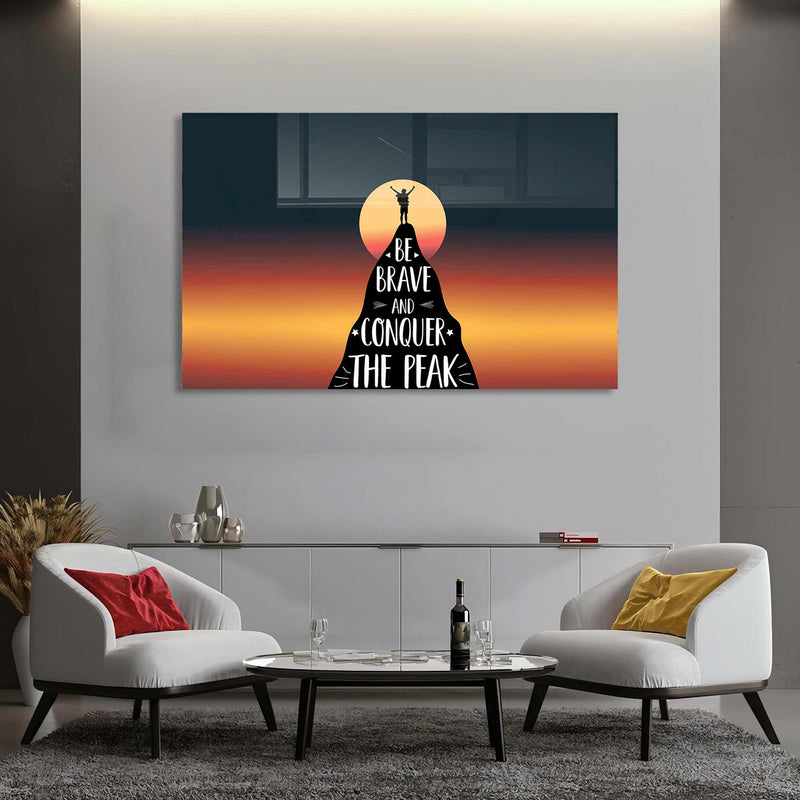 Be Brave And Conquer The Peak Cam Tablo – Cam Tablo