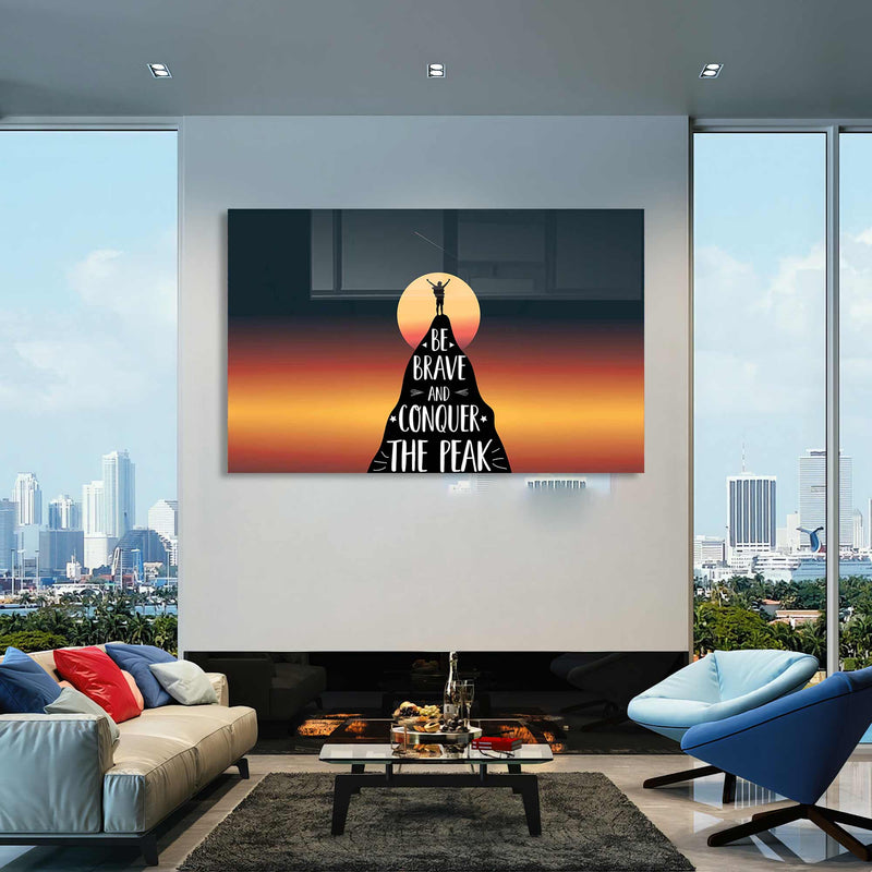 Be Brave And Conquer The Peak Cam Tablo – Cam Tablo