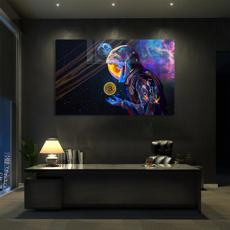Astronot Bitcoin Cam Tablo – Cam Tablo