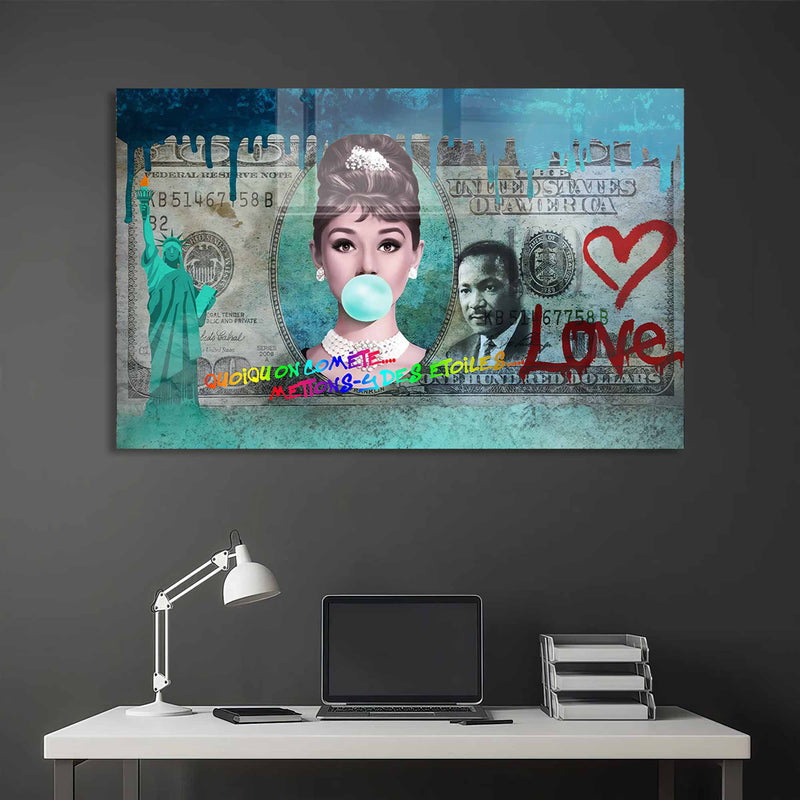 Dolar Cool Kadın Cam Tablo – Cam Tablo