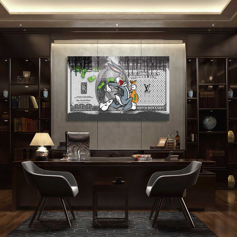 Dolar Bugs Bunny Cam Tablo – Cam Tablo