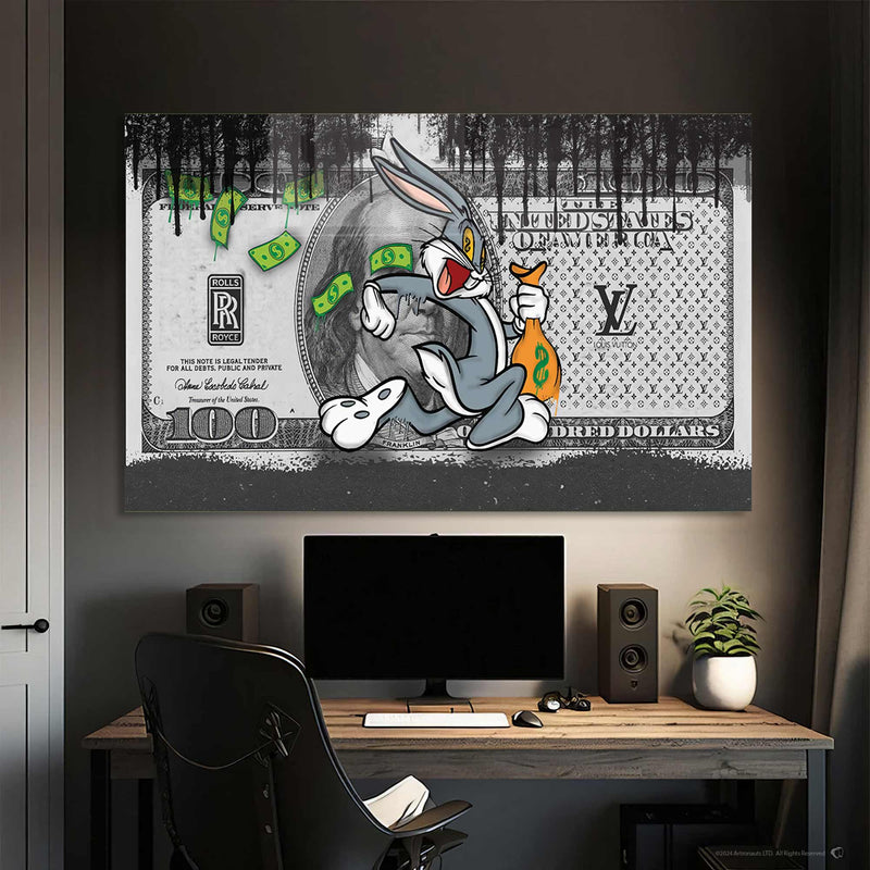 Dolar Bugs Bunny Cam Tablo – Cam Tablo