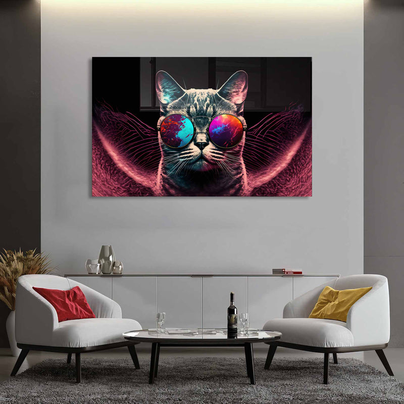 Cool Kedi Cam Tablo – Cam Tablo