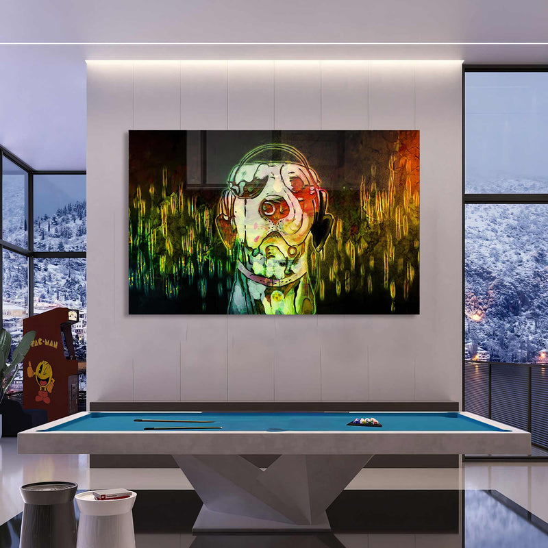 Cool Köpek Cam Tablo – Cam Tablo
