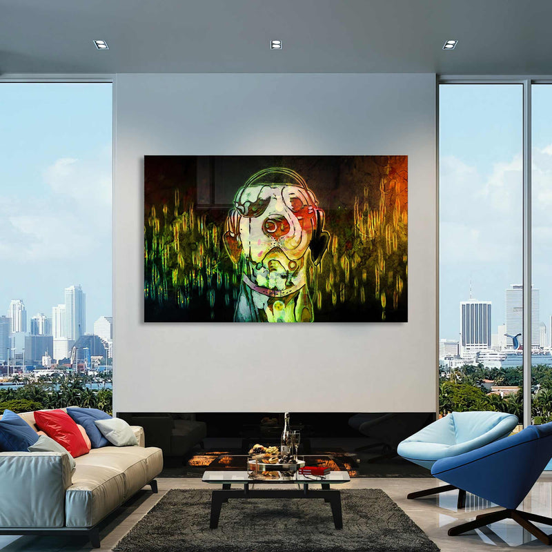 Cool Köpek Cam Tablo – Cam Tablo