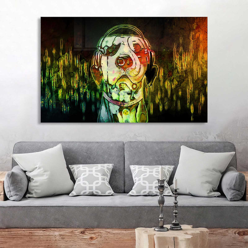 Cool Köpek Cam Tablo – Cam Tablo