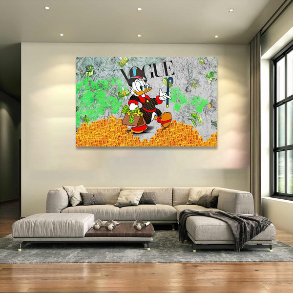 Zengin Donald Duck Cam Tablo