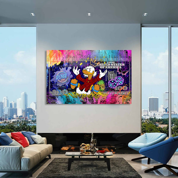 Zengin Donald Duck Cam Tablo