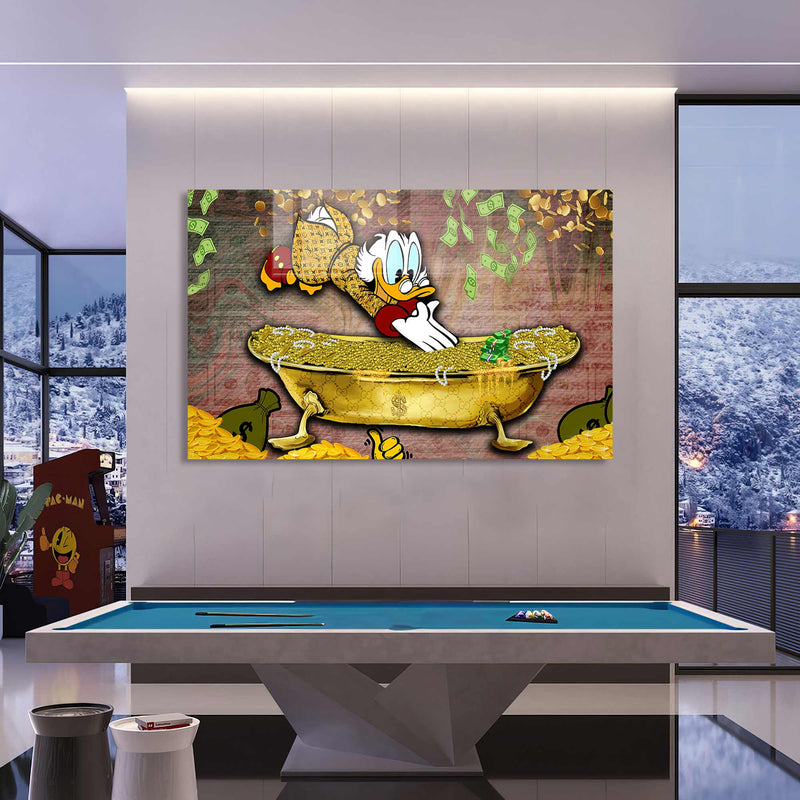 Zengin Donald Duck Cam Tablo