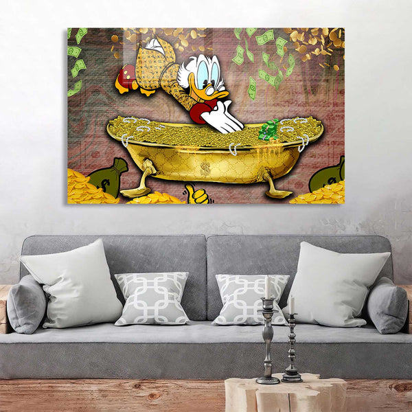 Zengin Donald Duck Cam Tablo