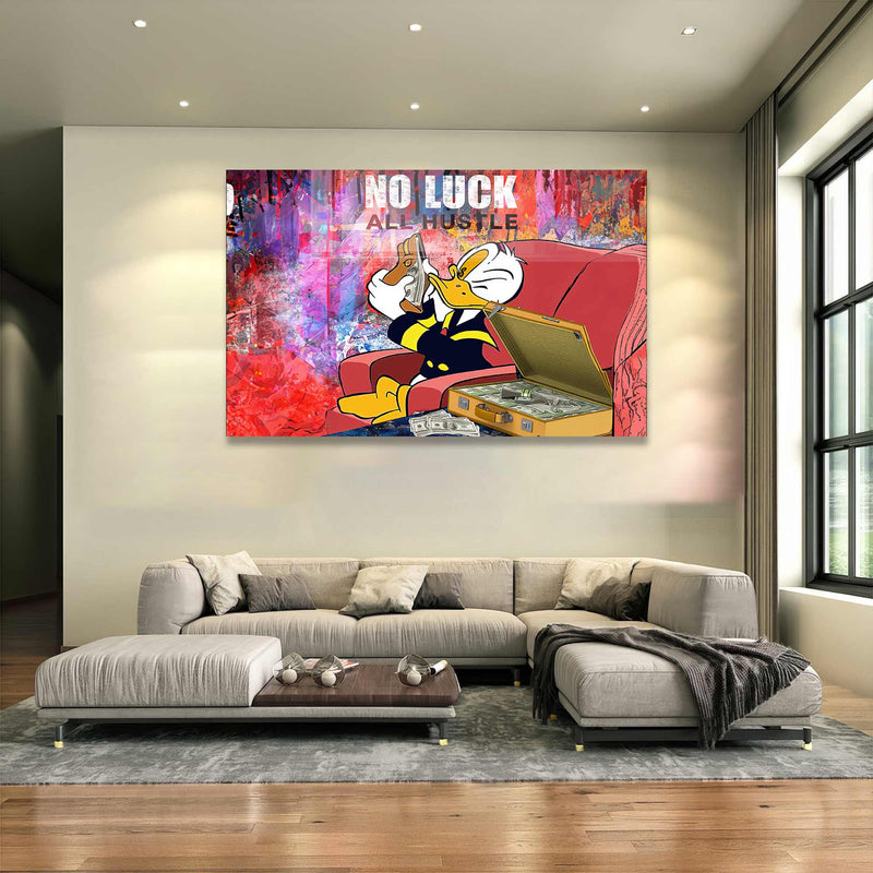 No Luck All Hustle Cam Tablo